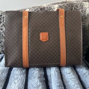 Celine Macadam vintage Designer Tote Bag